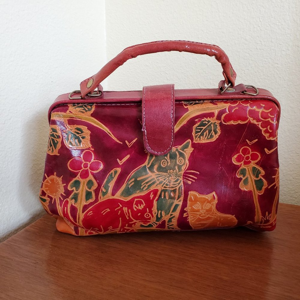 Vintage Indian  Leather Handbag